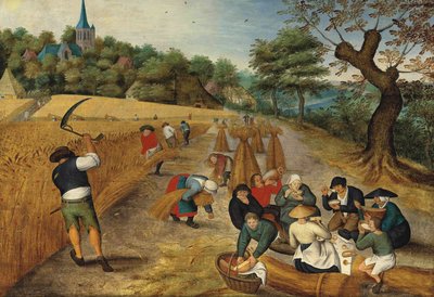 Sommer, Ernte von Pieter Brueghel the Younger